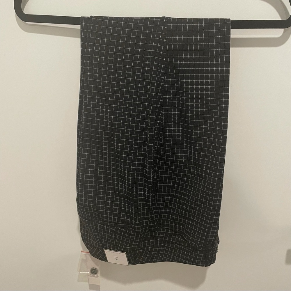 Black Tapered Ankle Dress Pant